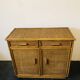 Woven rattan and bamboo buffet—Vivai del Sud, Italy circa 70s