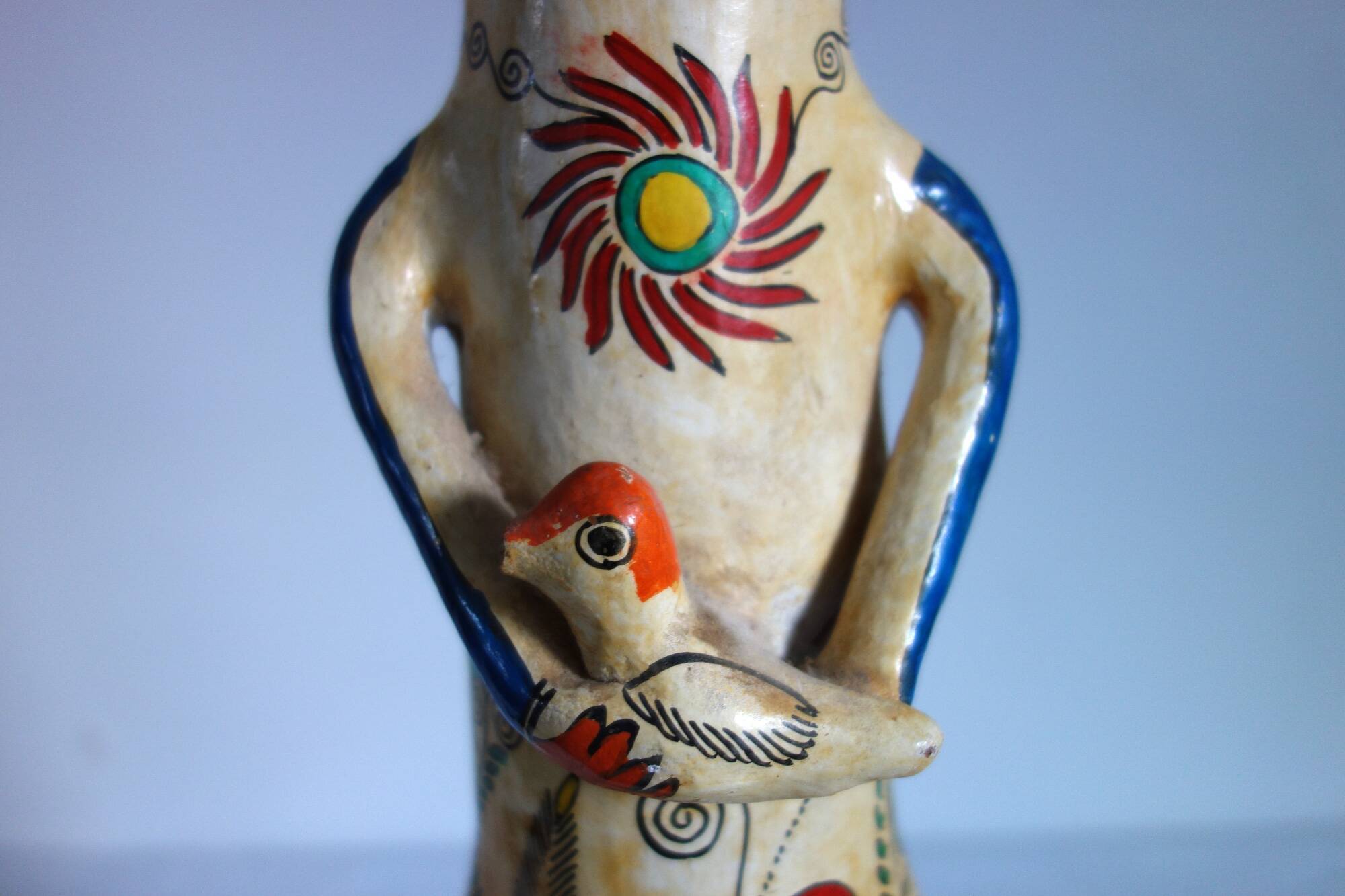 Large vintage ceramic sculpture, Tonala, Mexico