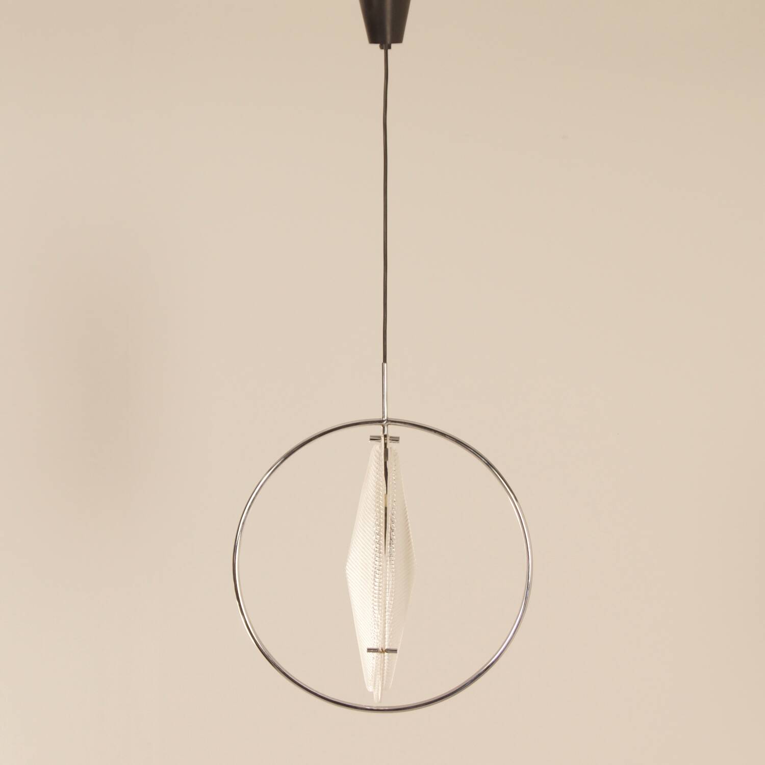 French Space Age Pendant Lamp, 1970s
