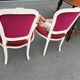 Pair of Louis XV style armchairs - Carved wood and floral upholstery