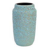 Scheurich Vase Turquoise Fat Lava, West Germany 1960s