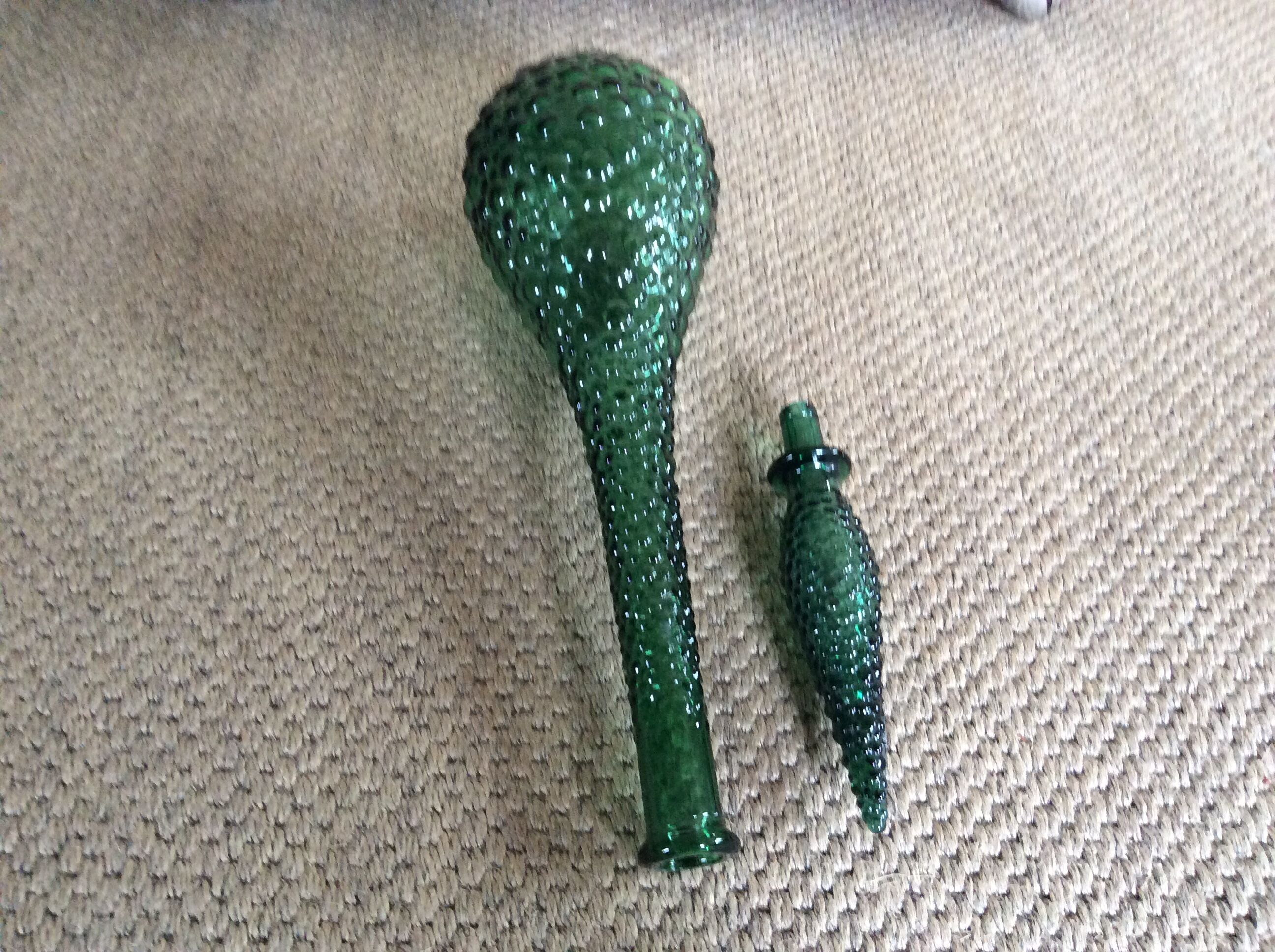 Bouteille empoli verte