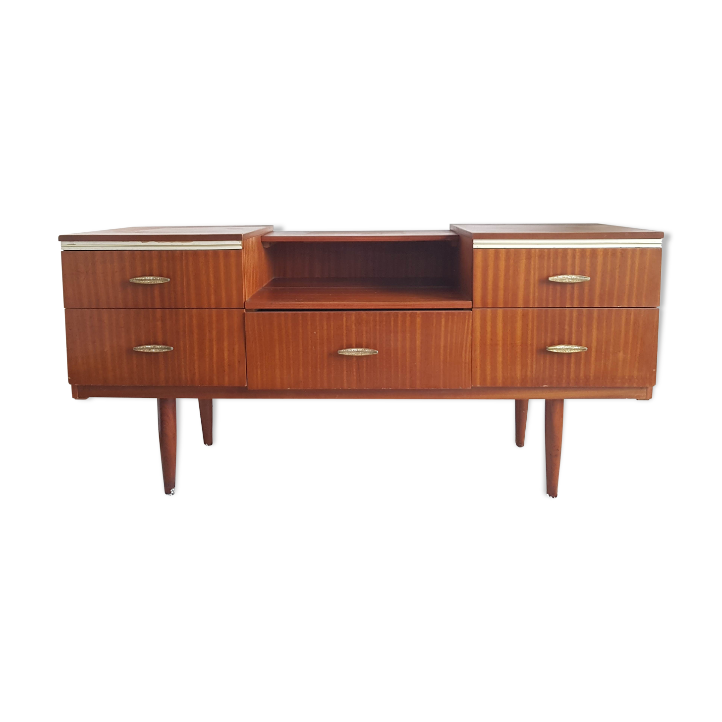 Enfilade vintage des années 60, 145 x 43