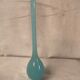 Blue opaline glass vase