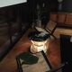 Table basse Holophane en marbre noir