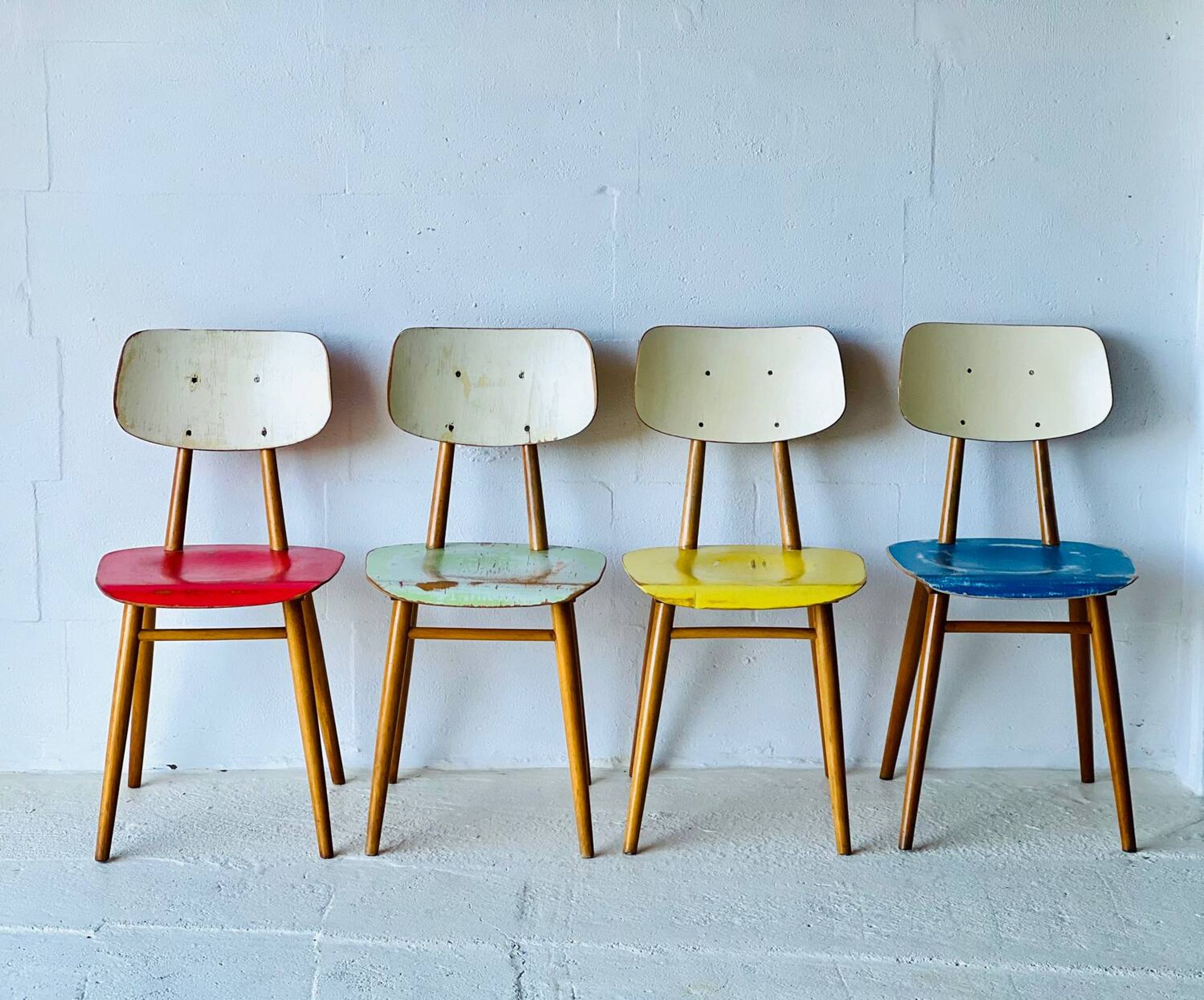 Bistro chairs from TON, 1960s