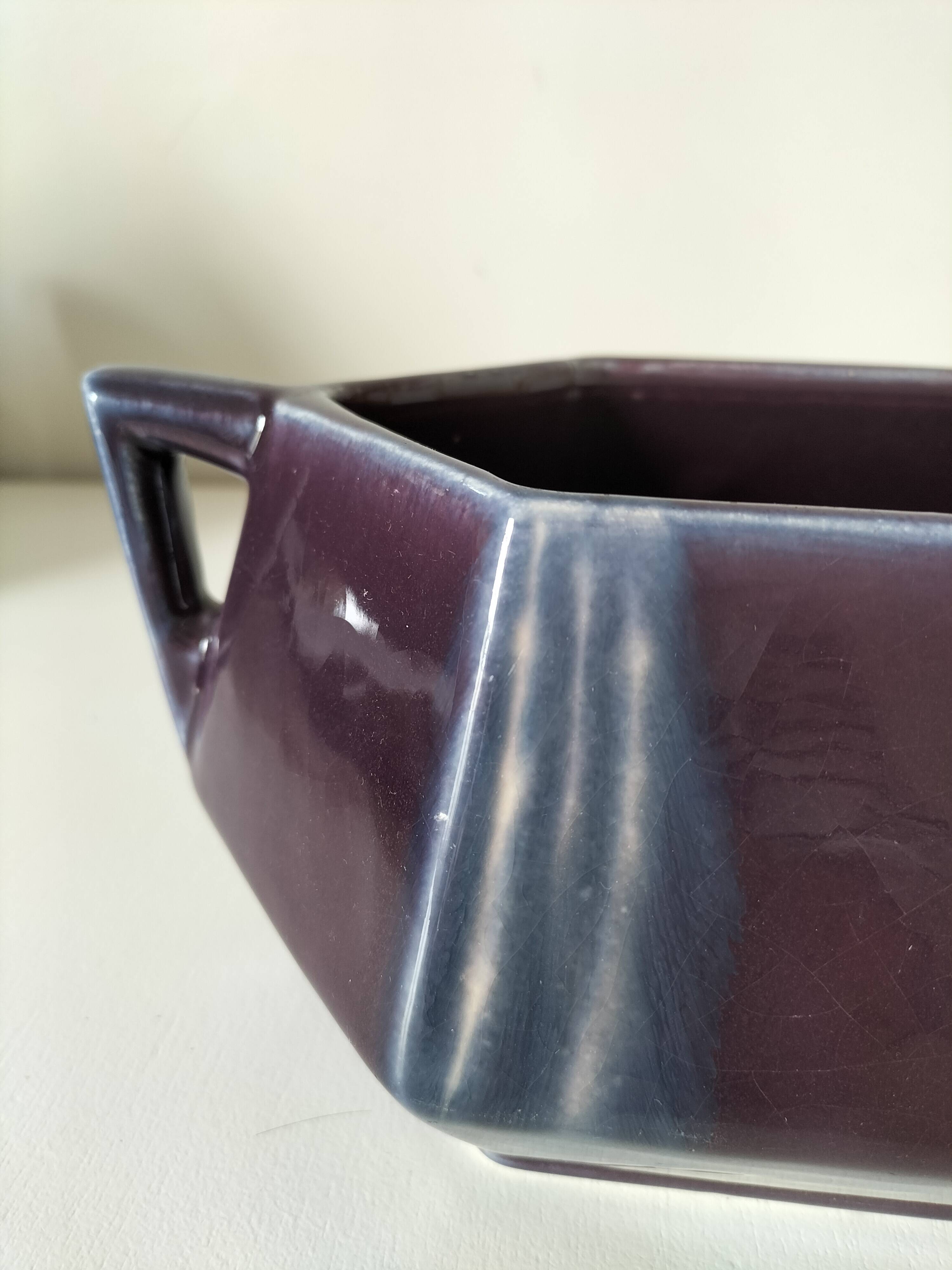 Vintage planter Manufacture Le Bruyn 40s-50s