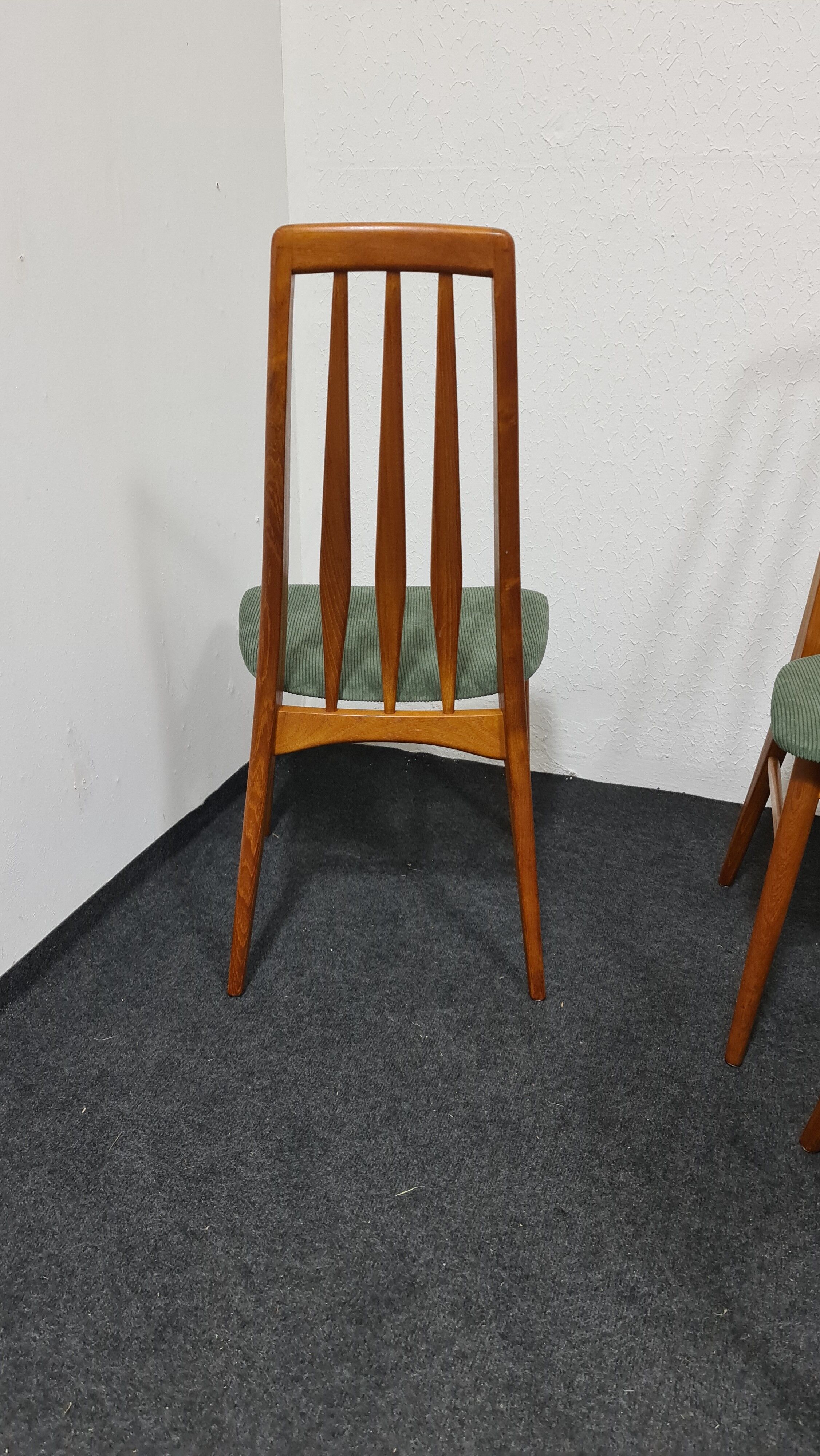 Ensemble vintage de chaises à manger en teck par Niels Koefoed pour Koefoed Hornslet
