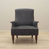 Grey armchair, Italian design, 1970s, production: Italy