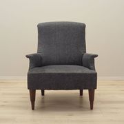 Grey armchair, Italian design, 1970s, production: Italy