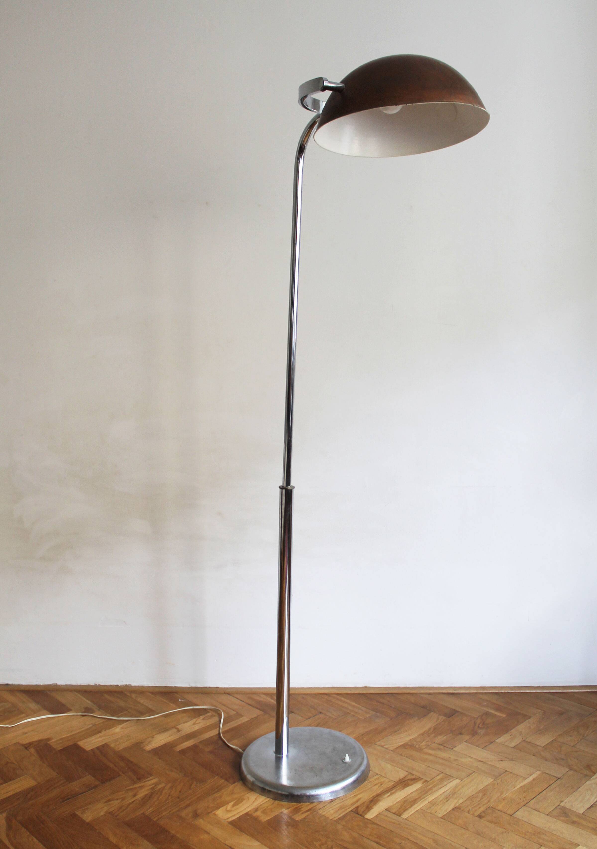 Lampadaire moderniste des années 1930