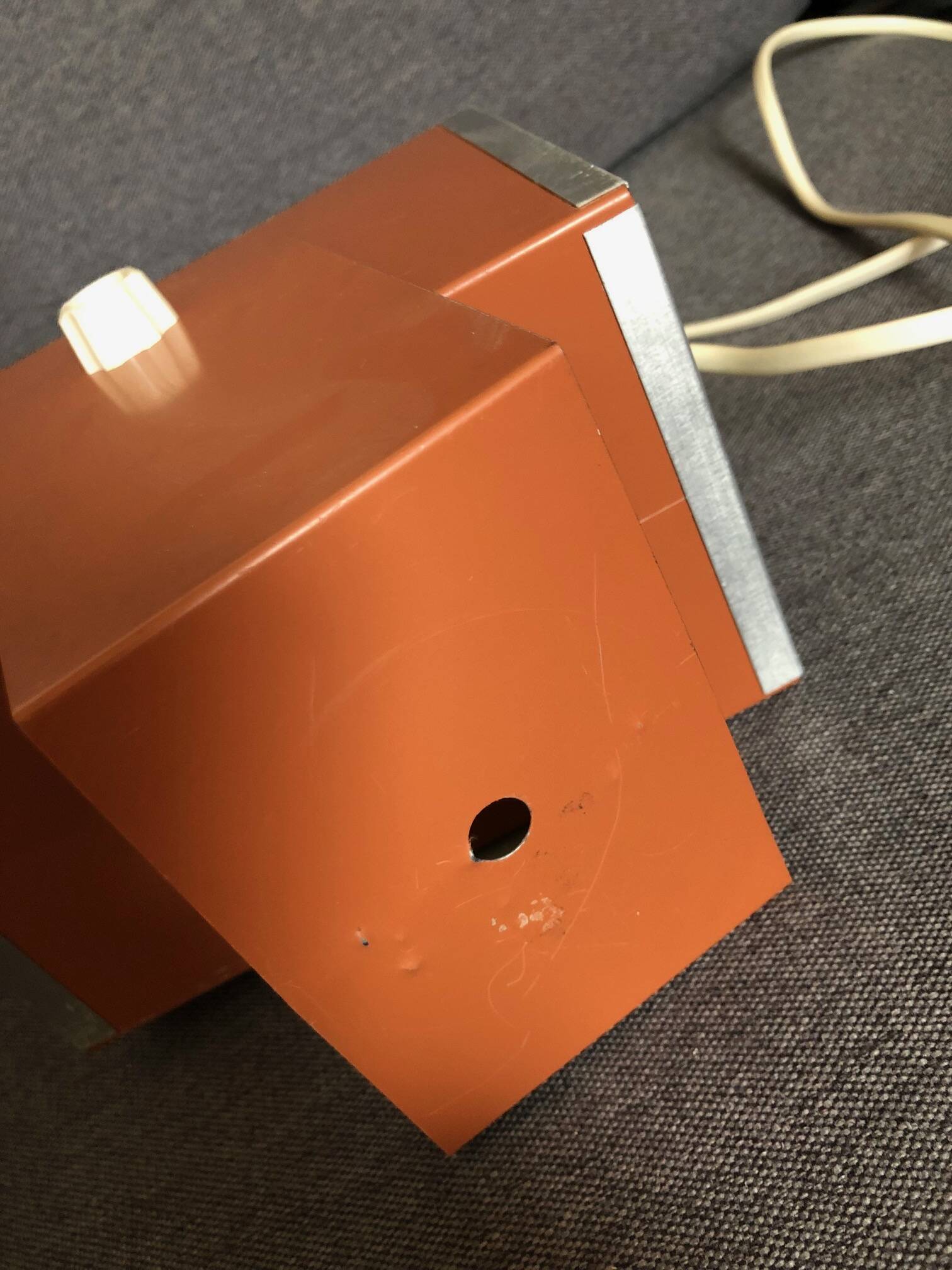 Spot vintage cube wall light, 70s