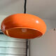 Suspension Space Age orange attribuée à Dijkstra Lampen