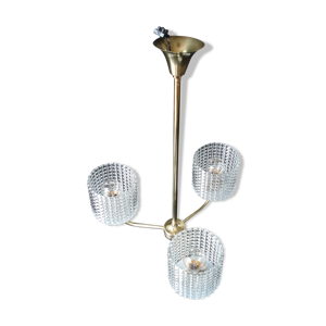 lustre doré 3 branches