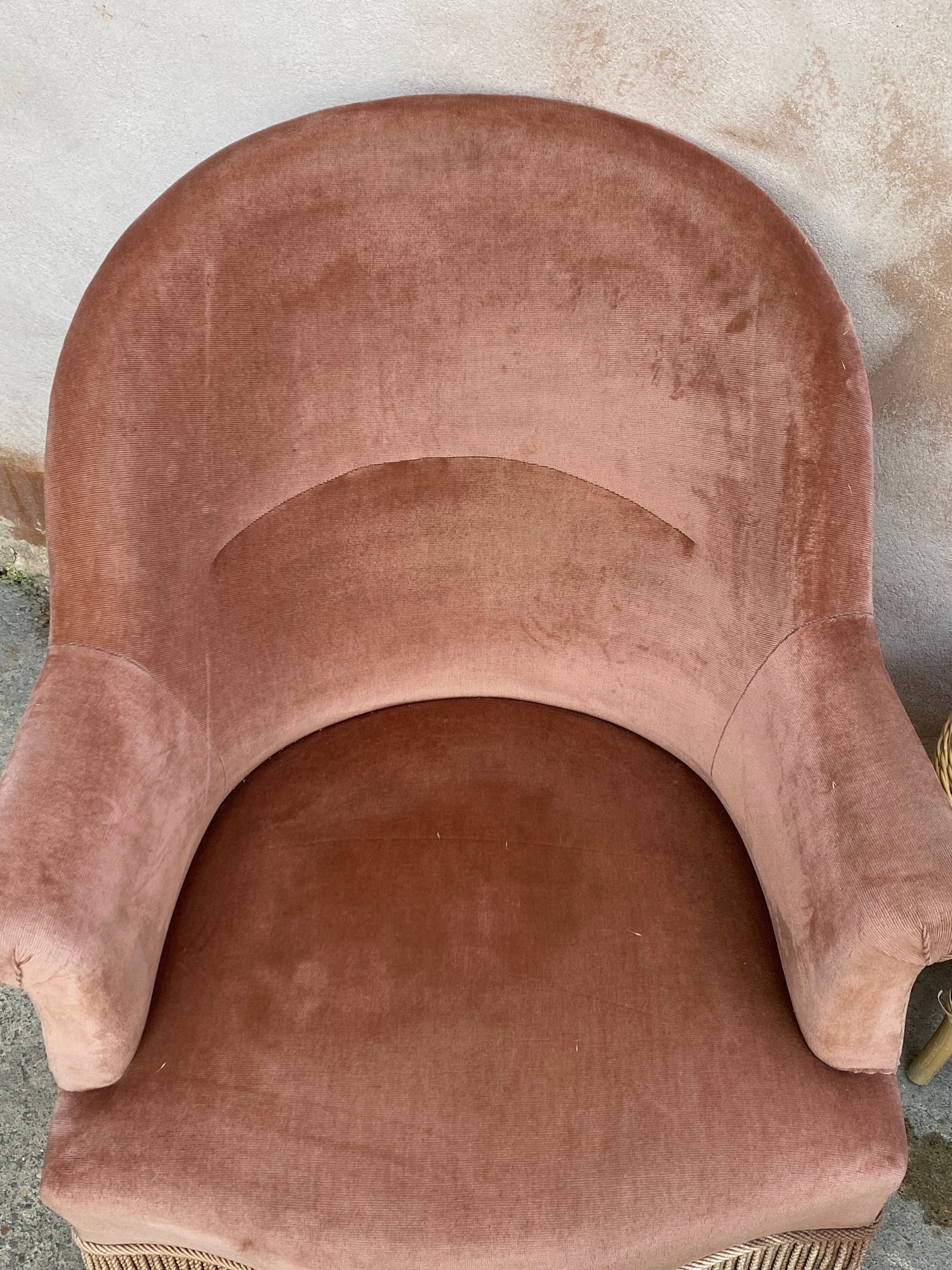 Paire de fauteuils crapaud