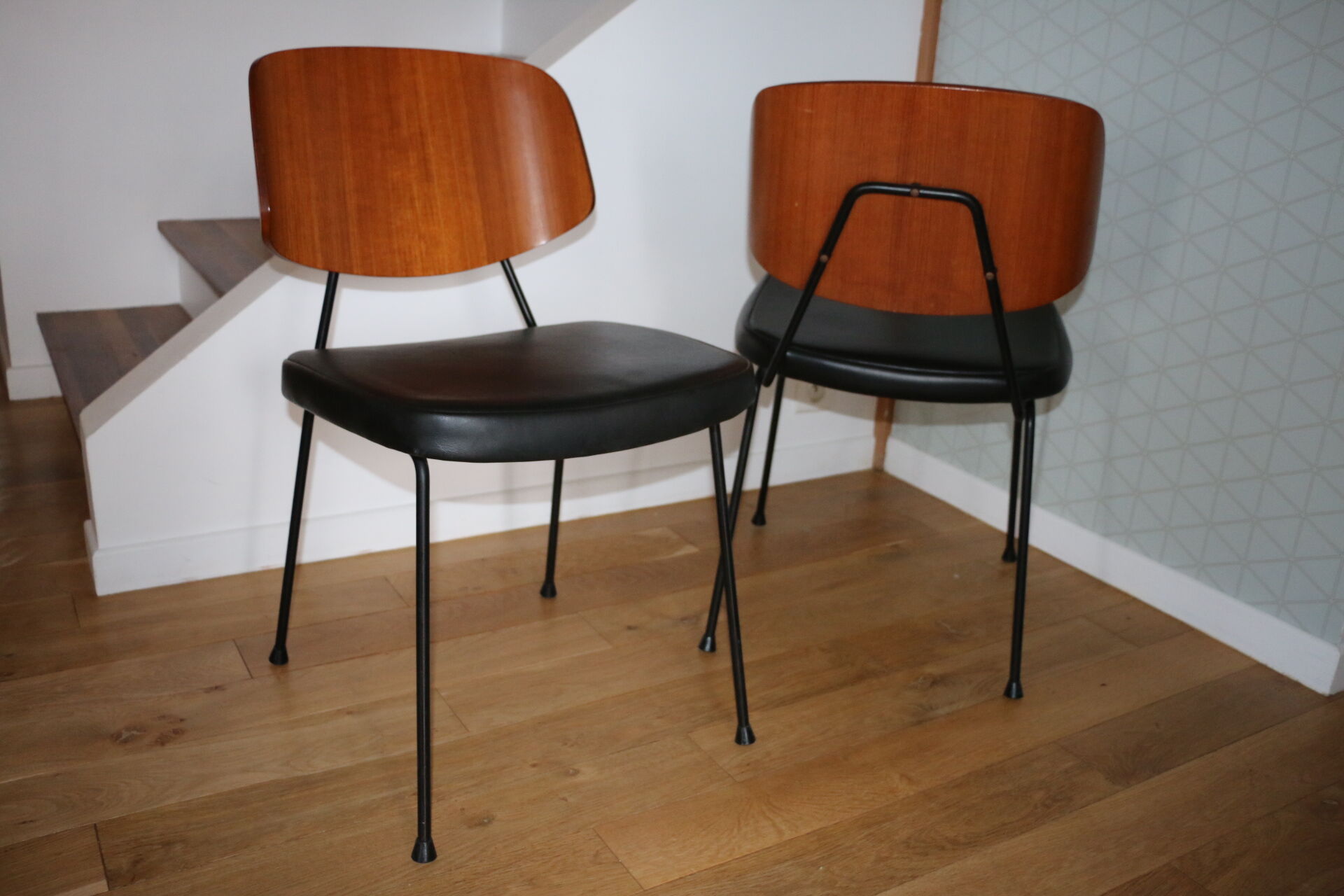 2 thonet chairs from around 1955