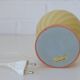 Vintage orange table lamp retro bedside light 1970's  MCM desk lamp
