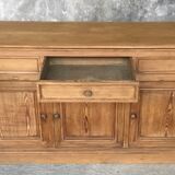Counter or low sideboard in solid wood - craft furniture