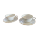 2 large head-to-head coffee cups