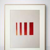 Minimalist geometric painting