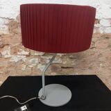 Lampe de table abat-jour en tissu courbé par Tronconi