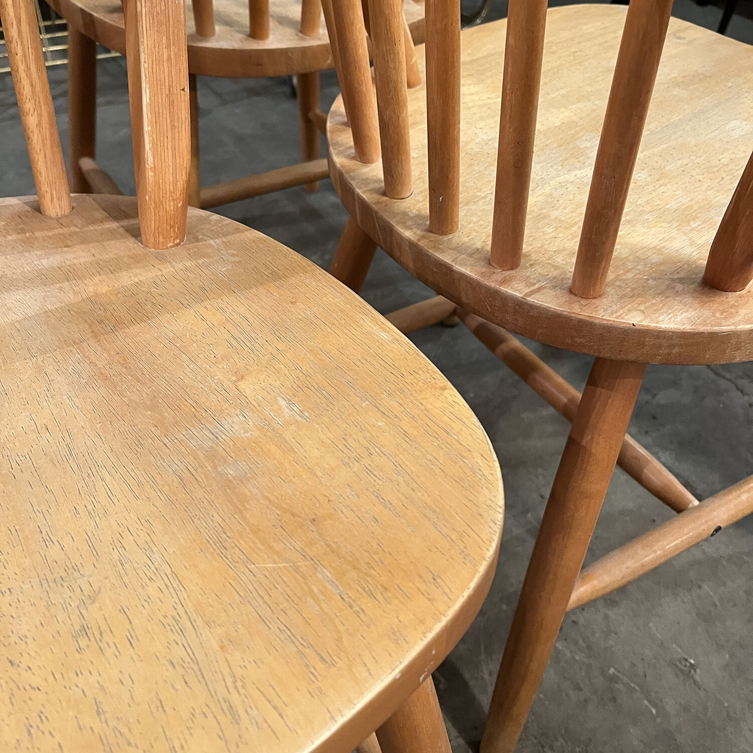 Series of 4 Windsor chairs