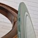 1950s, danish design, coffee table, glass, oak wood, original condition.