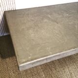 Waxed concrete coffee table