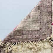 Tapis en laine pure naturelle fait main taille 140 x 260 cm