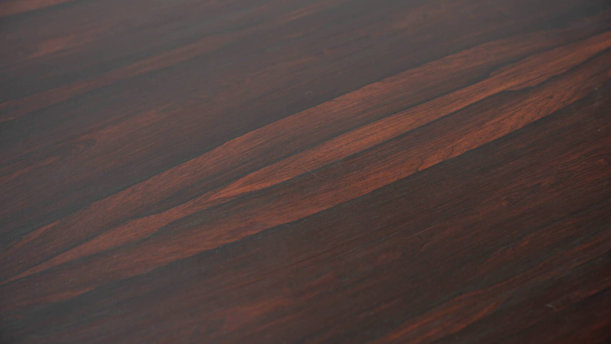 Scandinavian rosewood round dining table