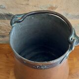 Red copper coal/ash bucket