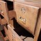 Former furniture of notary in oak 12 drawers 1930