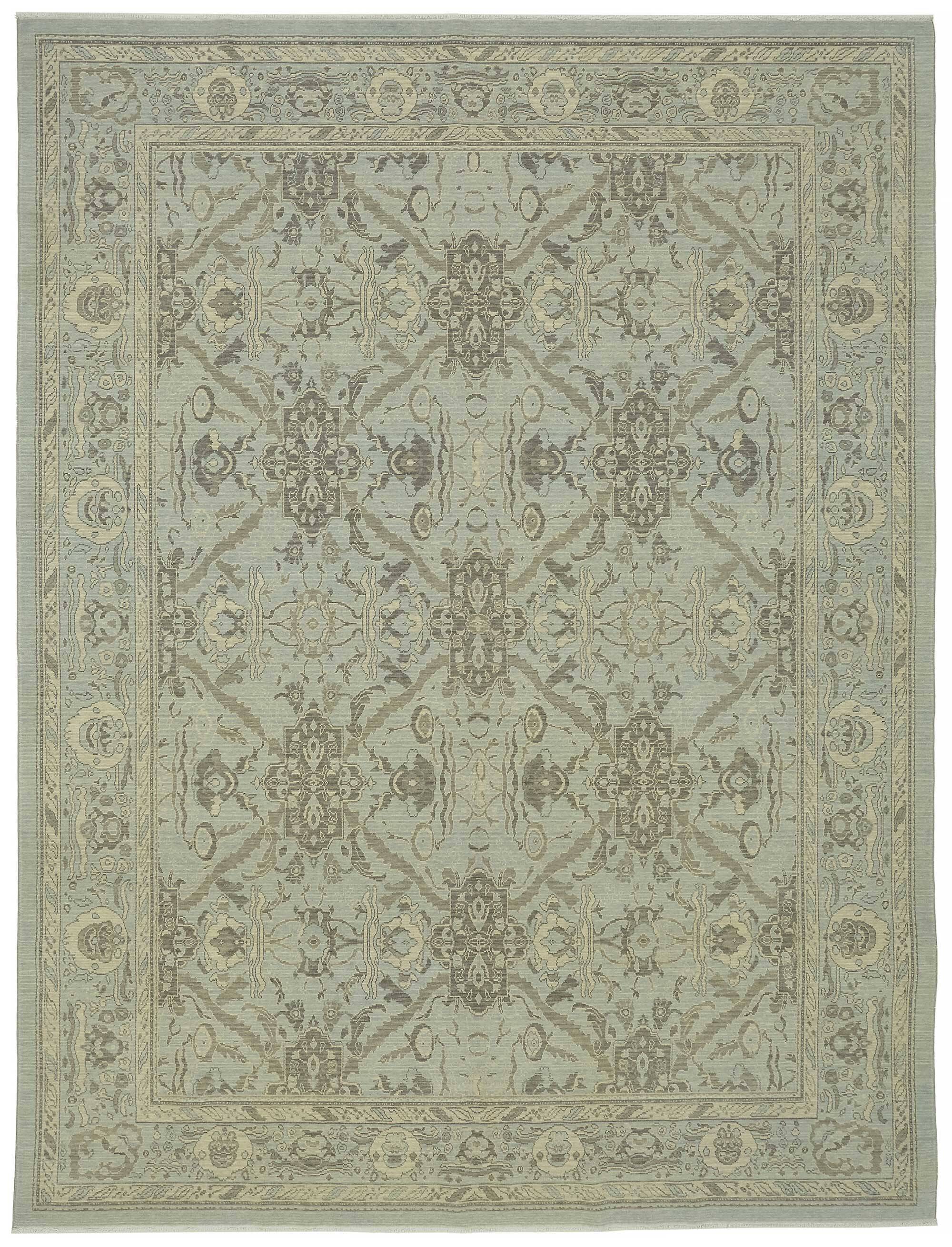 Turkish Handcrafted Loom Oushak Rug 268 cm x 355 cm