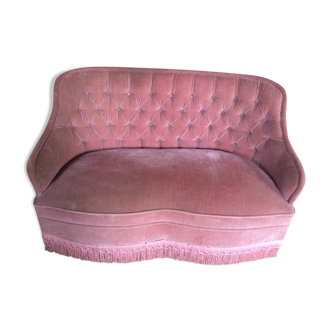 Velvet sofa