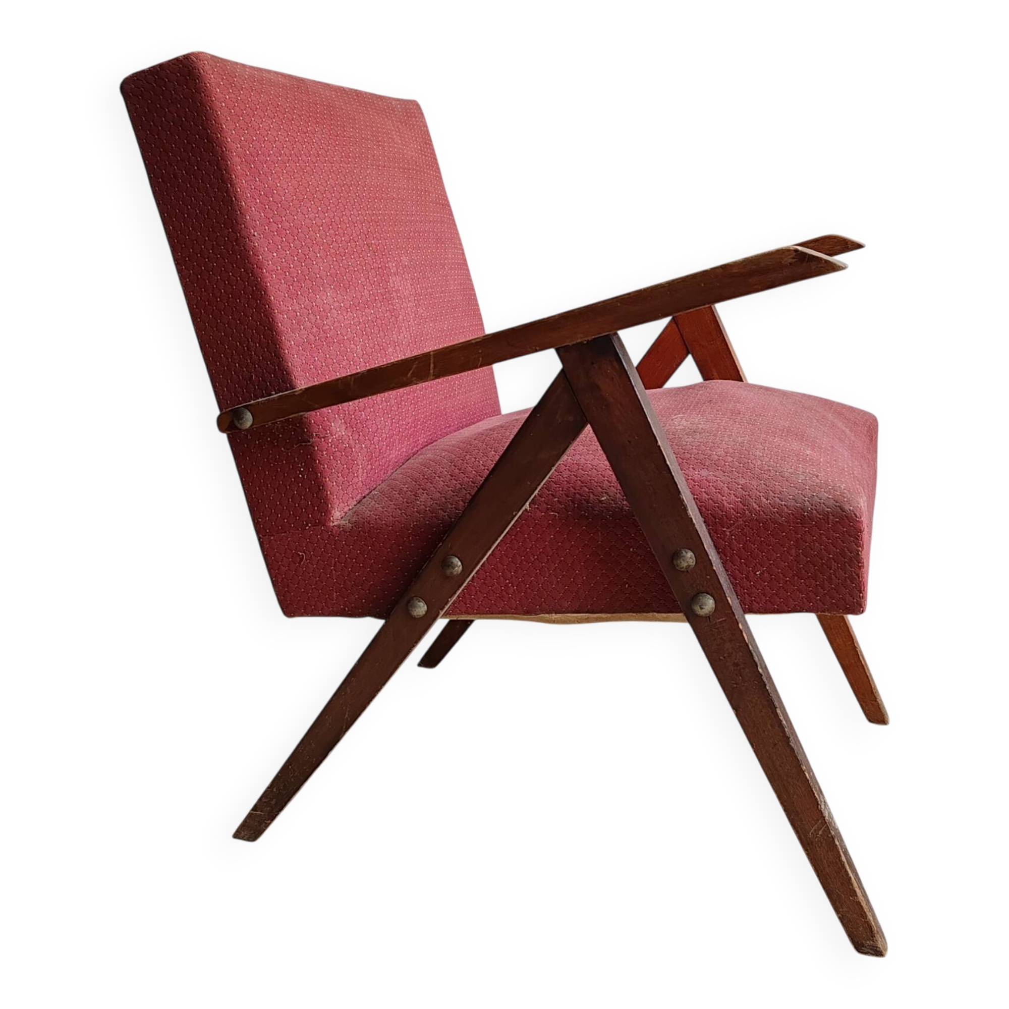Henryk Lis 300-190 Mid Century Modern Polish lounge chair