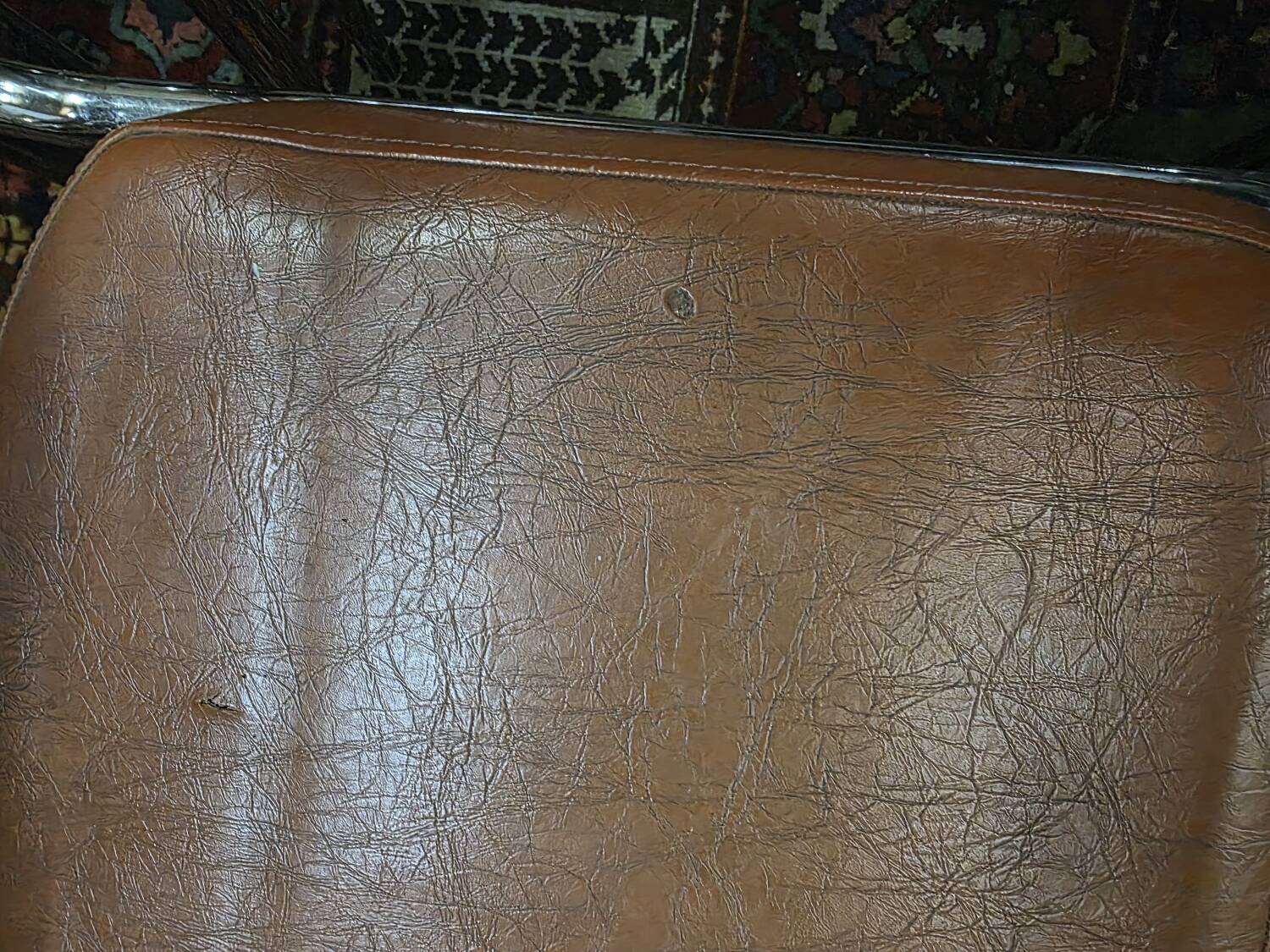 17 chrome metal bistro chairs from the 70s