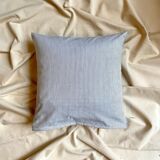 Cushion in striped cotton sail 40 cm