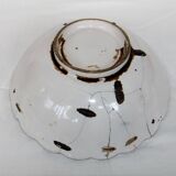 Salad bowl cut jatte XVIII century hollow flat Thiviers Auvillar