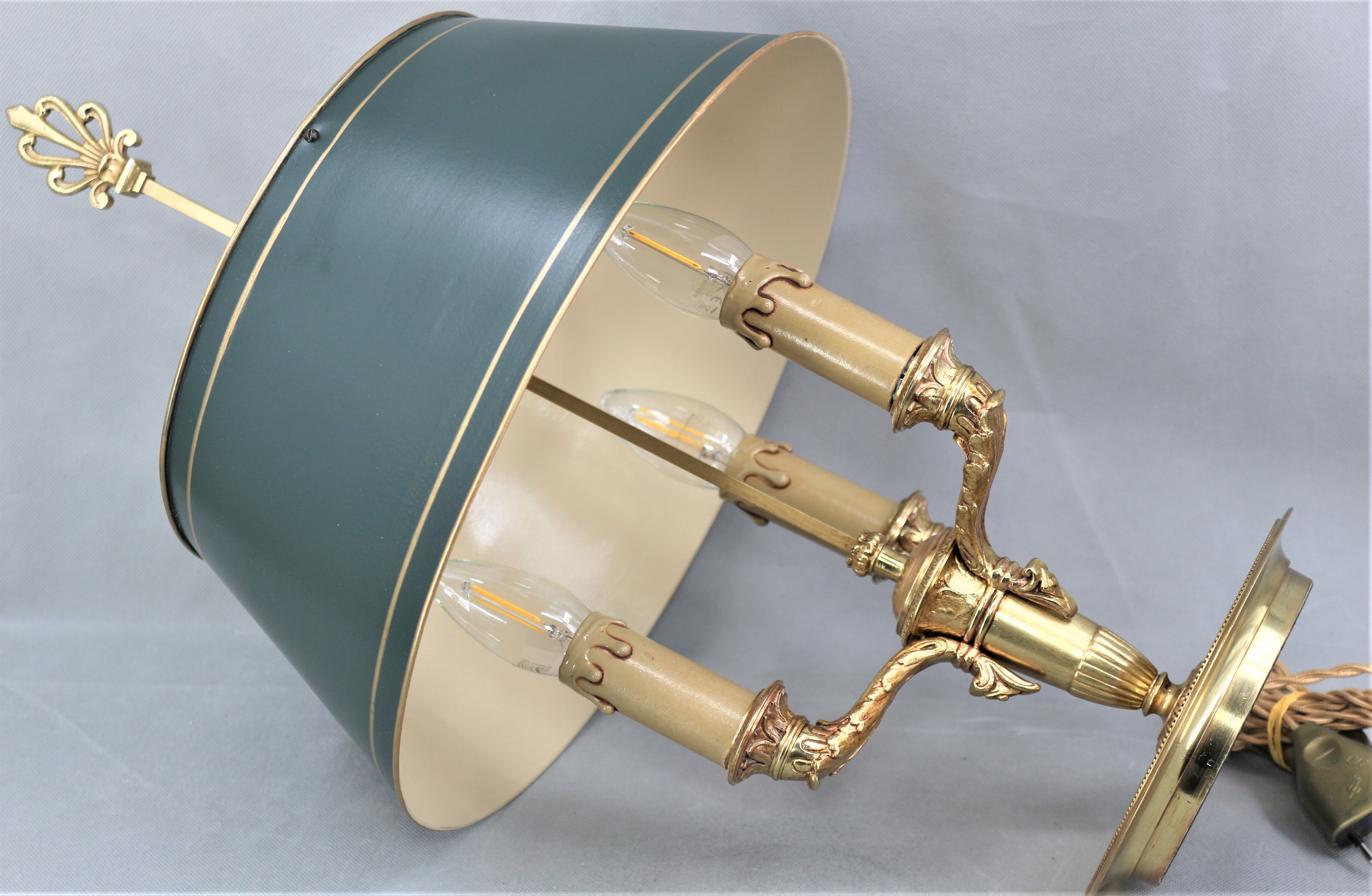 Empire-style gilded bronze hot water lamp