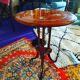 Table guéridon marqueterie de nacre