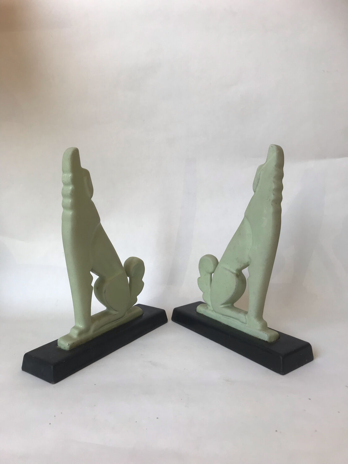 Pair of art deco book greenhouses