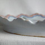 Flat earthenware of Rouen polychrome decoration cornucopia of plenty