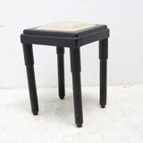 Tabouret rembourré historicisme repose-pieds années 1910, Autriche Hongrie
