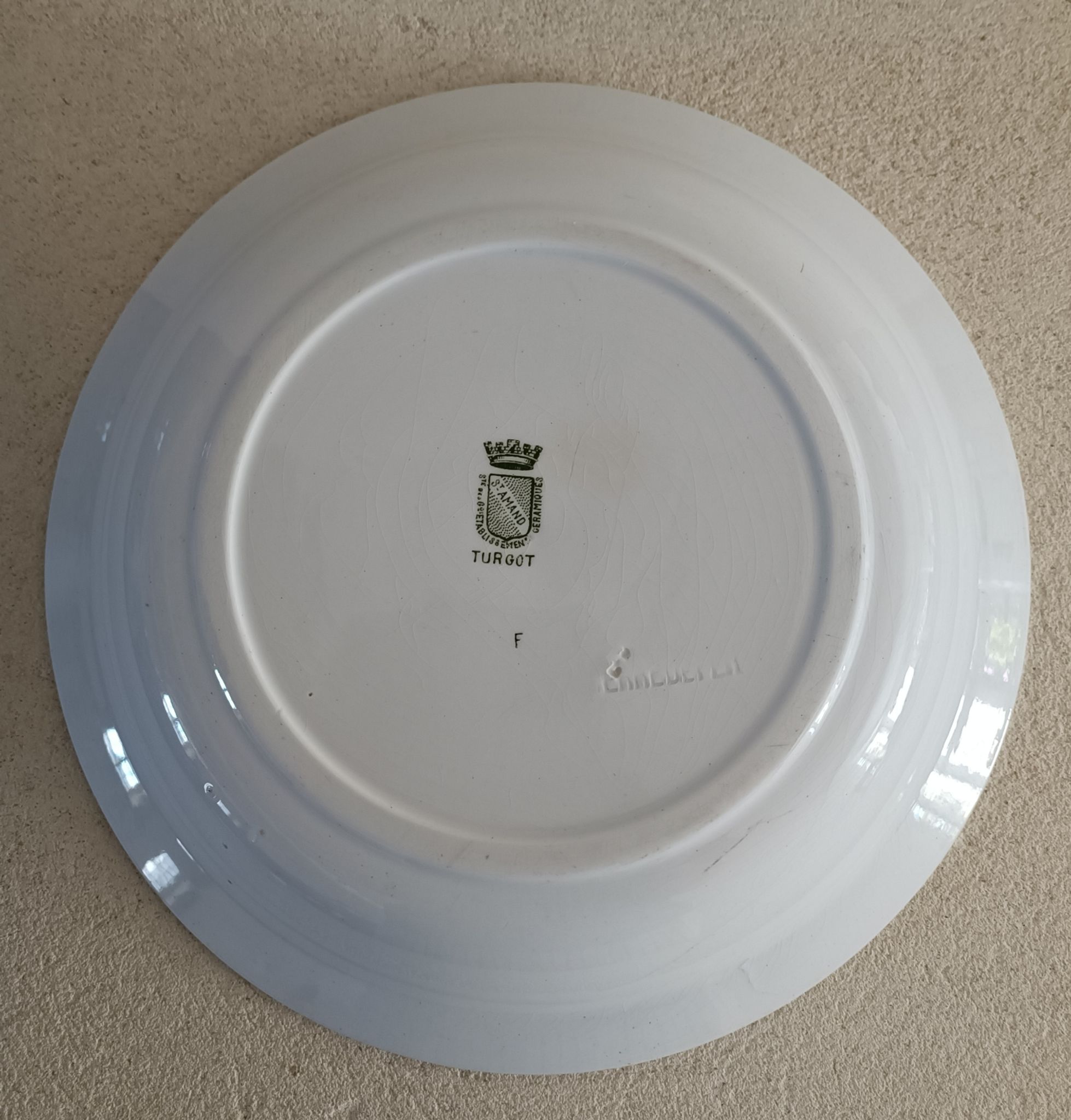 Saint Amand iron earth salad bowl