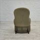 1960s, Danish easy chair, original green furniture velour.