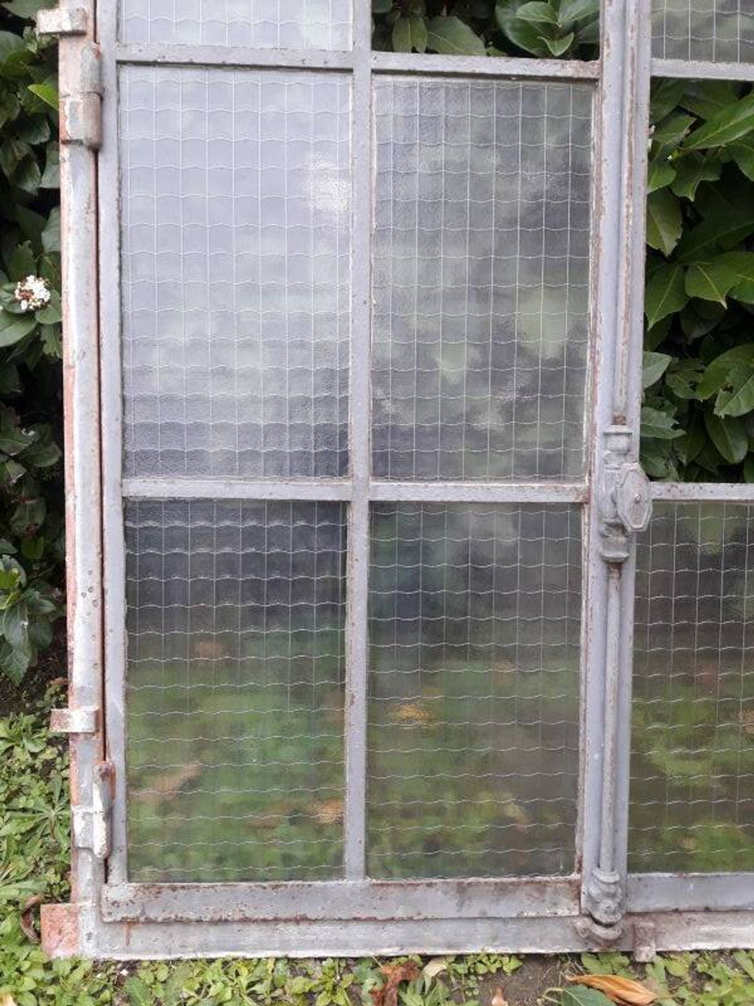 Window L107xH174 industrial curved metal glass roof frame reinforced glass
