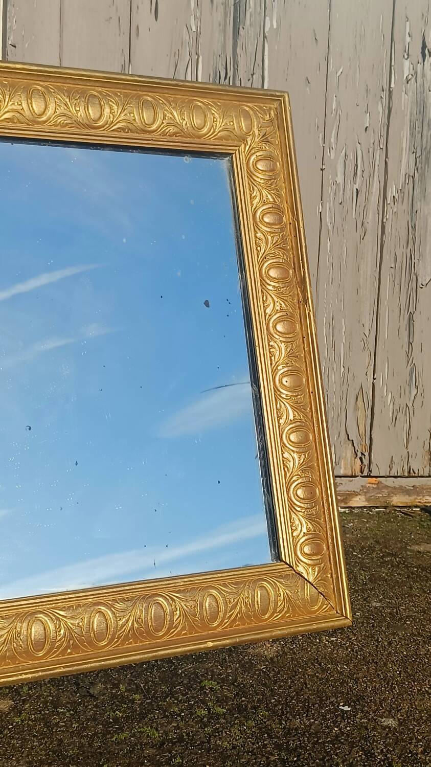 Antique gilded mirror
