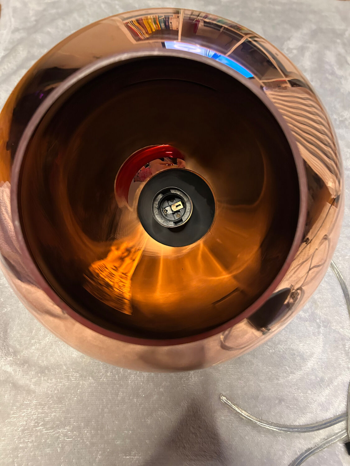 Luminaire plafond Tom Dixon couleur cuivre