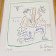 Lithograph "Flamenco Dancers" Jean Cocteau