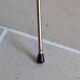 Worker golden brass tripod sewing basket